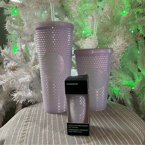 Starbucks Set of Purple Cold Tumblers